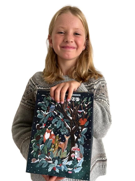 Julkalender med Choklad