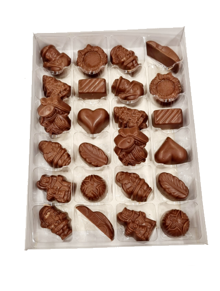 Julkalender med Choklad